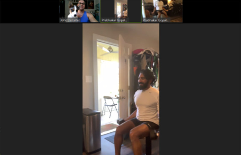 Virtual personal training session by Austin Simply Fit