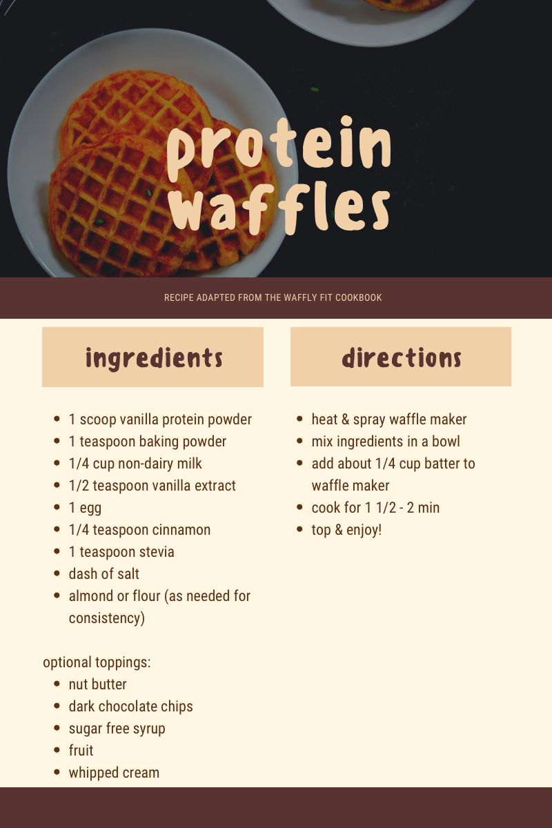 Mini Vanilla Protein Waffles Recipe - The Protein Chef