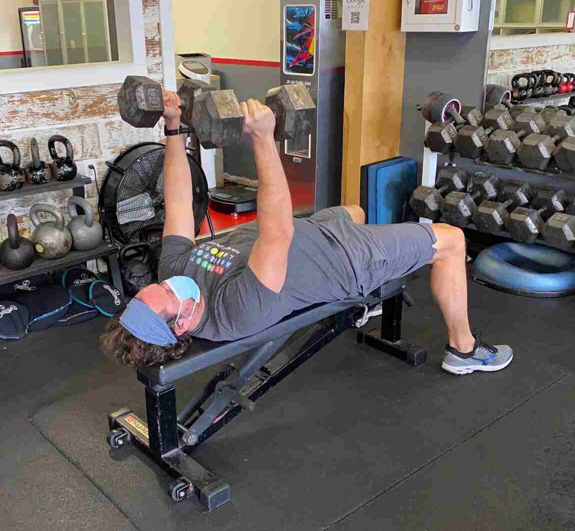 Dumbbell bench press