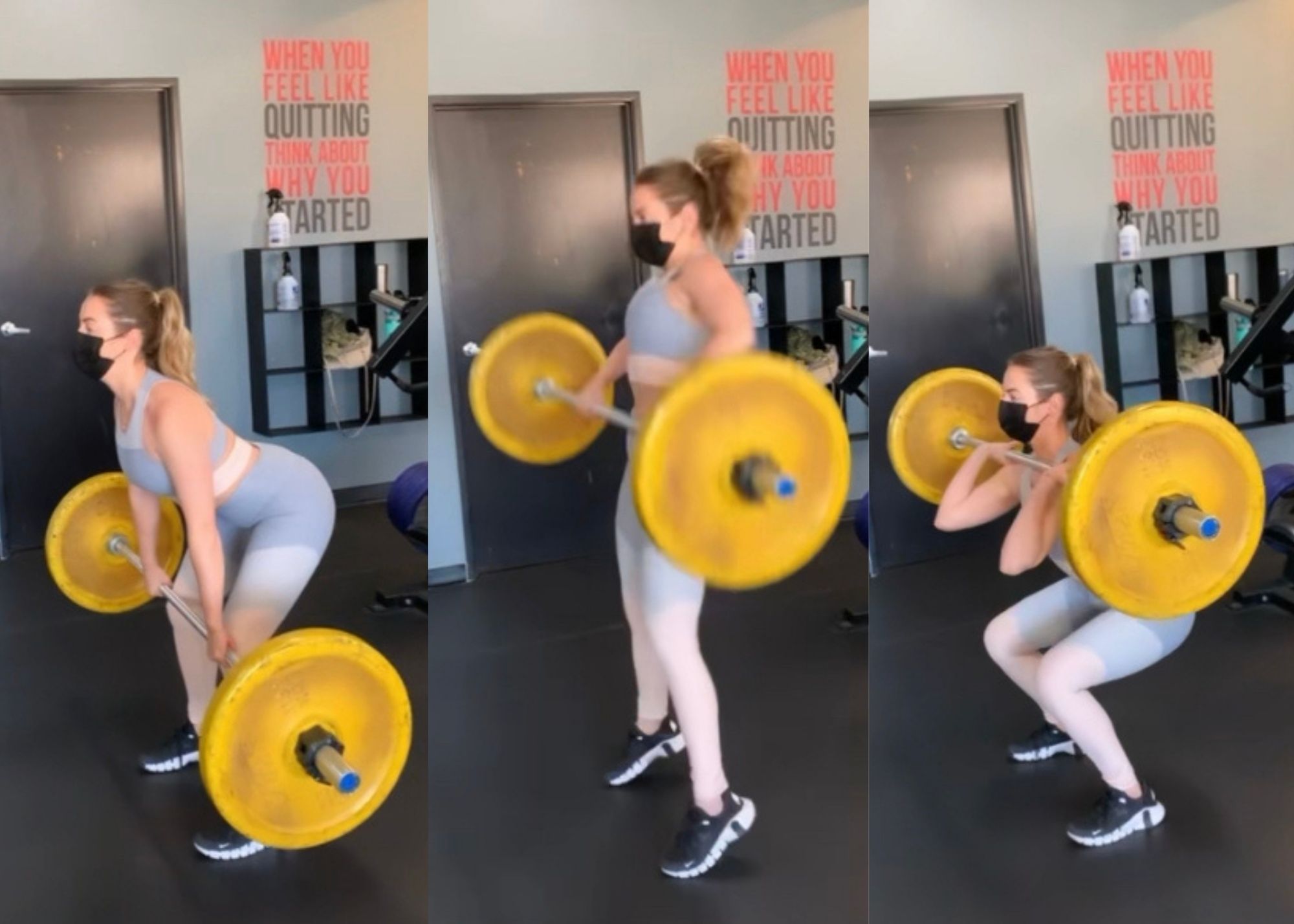 Brittany power clean