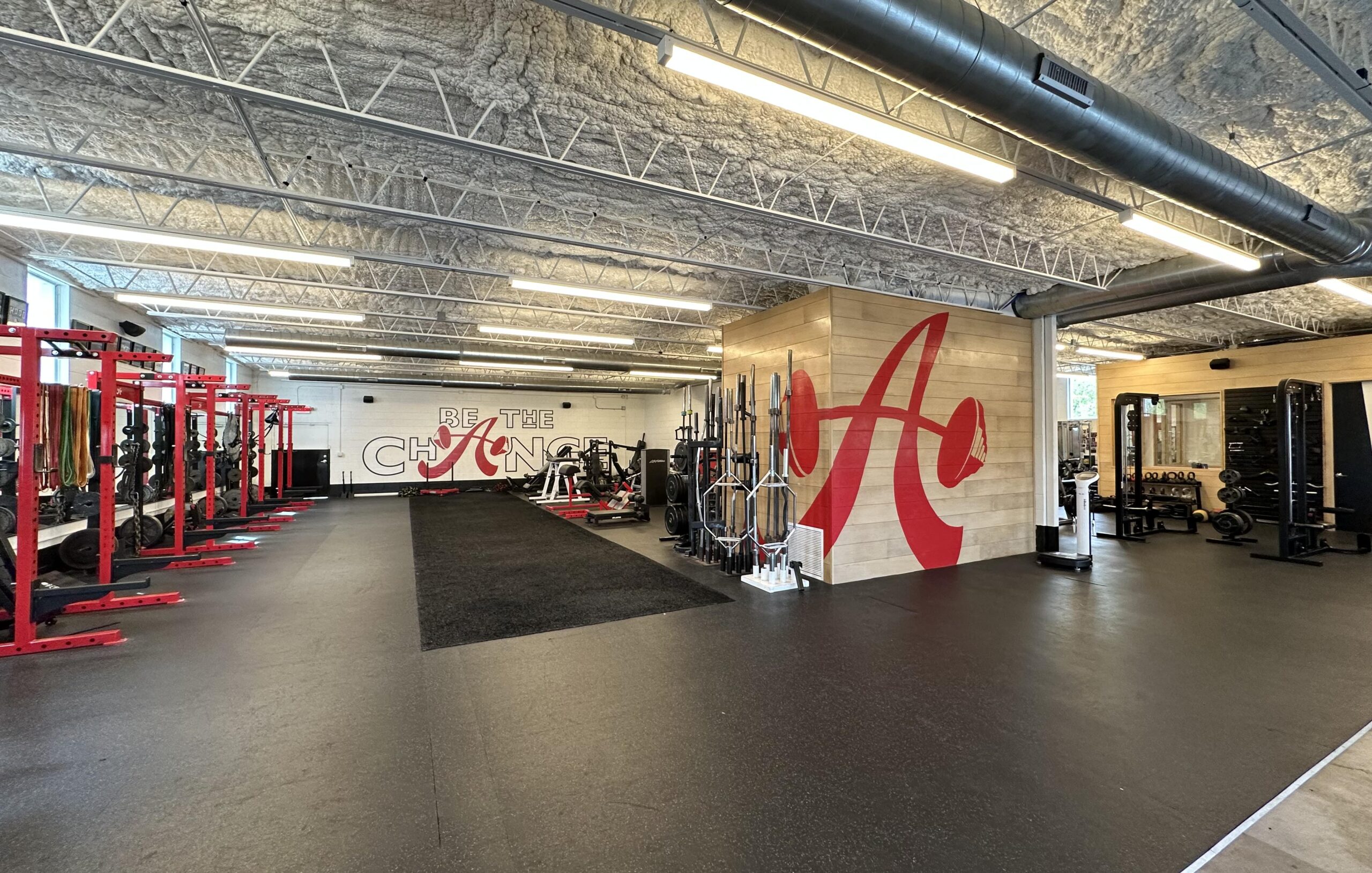 A full view of the studio