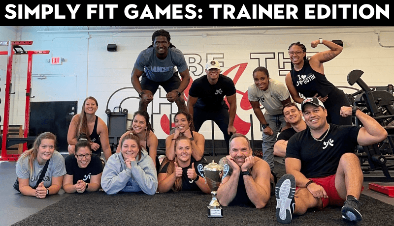 Simply Fit Games participating trainers posing