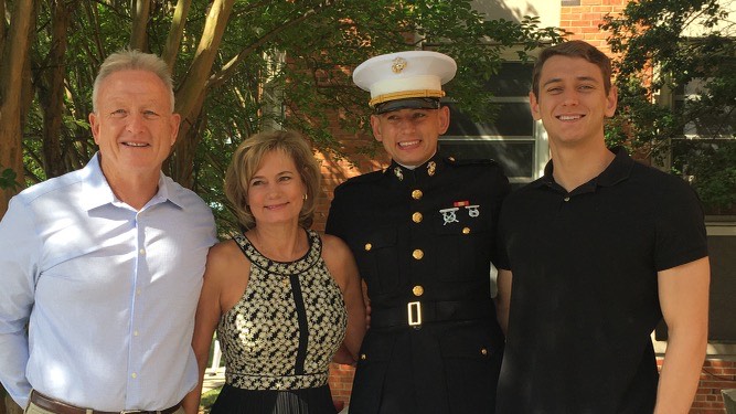 Featured Trainer Matt Webb with his family