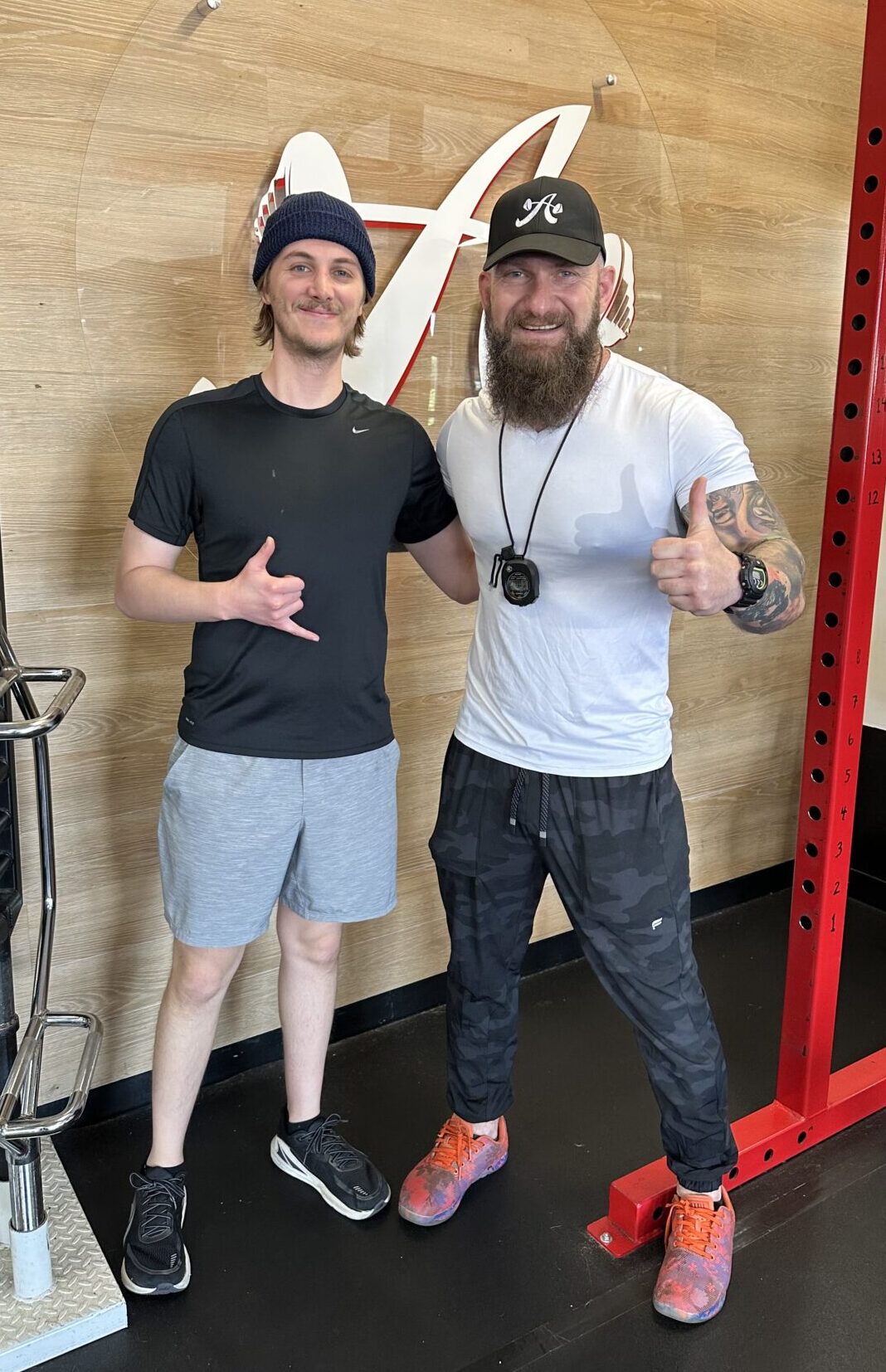 Client Highlight Nathan Franzke with his Trainer Mike Chulak