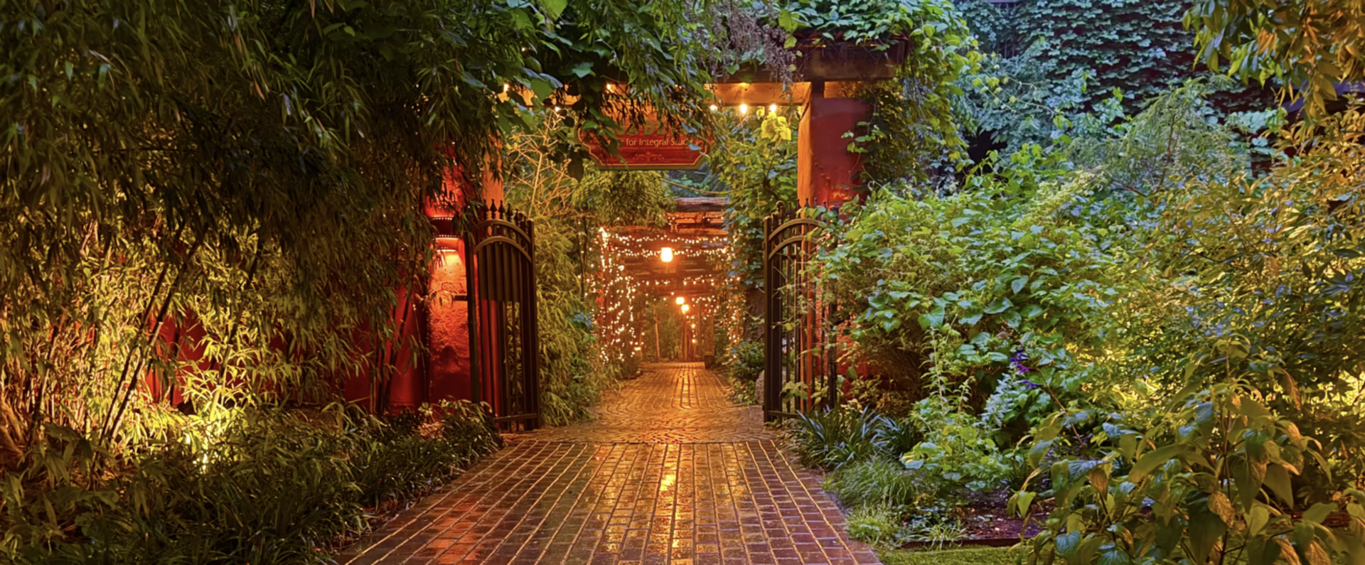 Casa de Luz's zen-like entryway