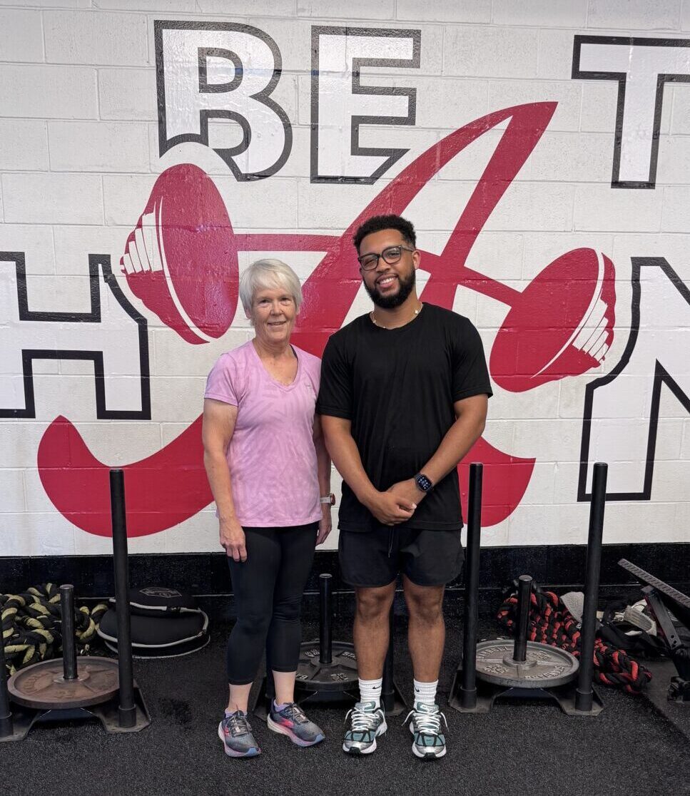 Client Highlight Laurie Barber and her trainer Daniel Taylor