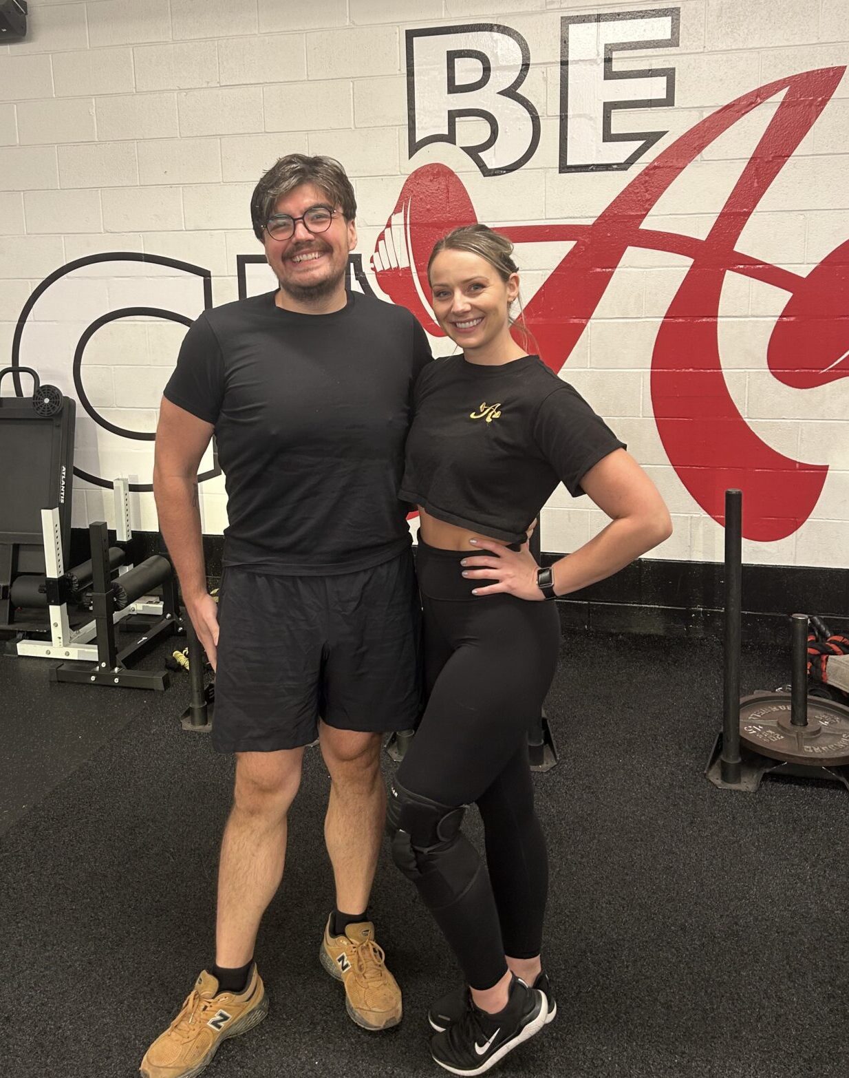 Client Highlight Garrett and his trainer, Kelly