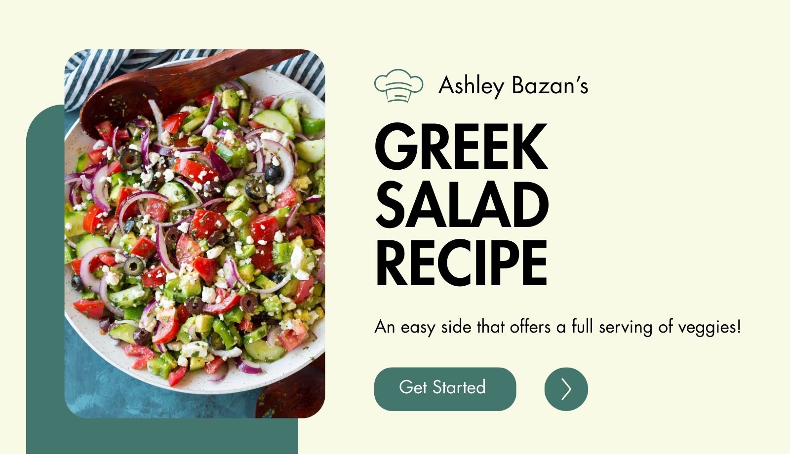 Ashley Bazan's Greek Salad Recipe