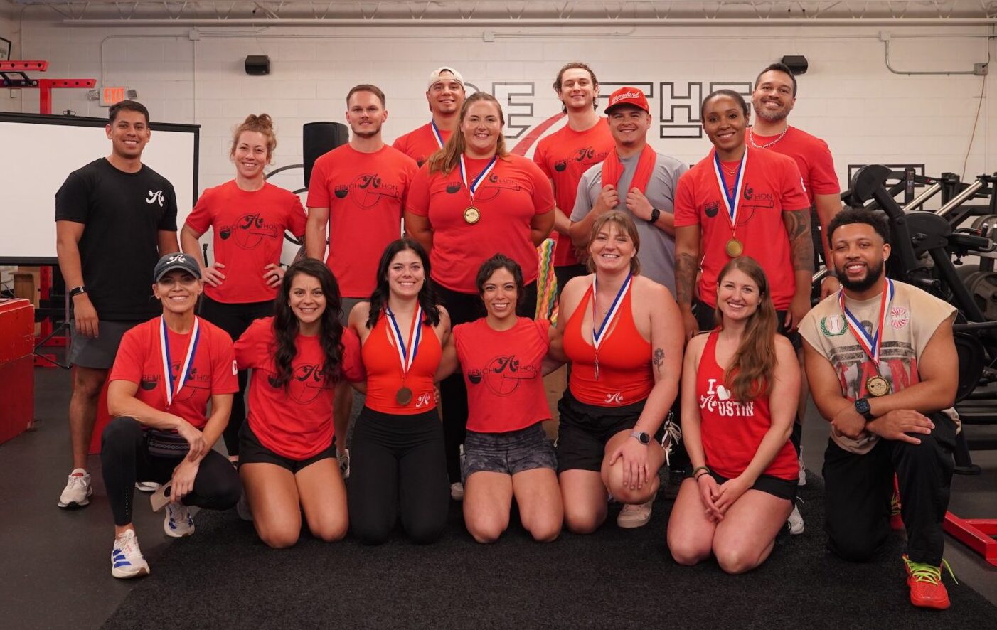 Austin Simply Fit trainers at Bench-A-Thon