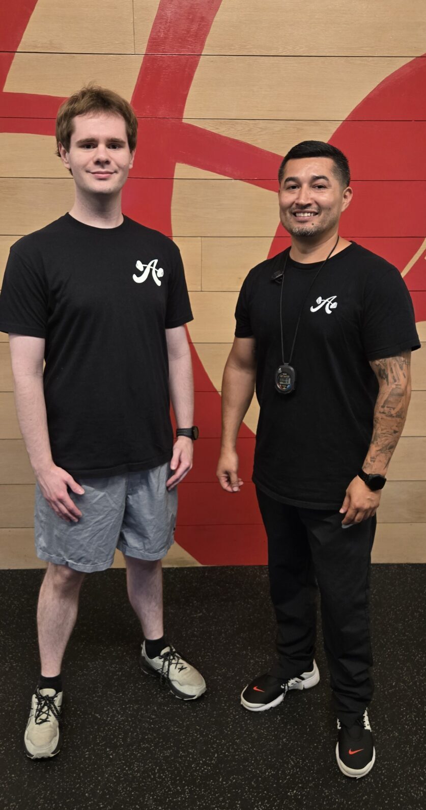 Client Highlight Jacob and his trainer, Gabriel